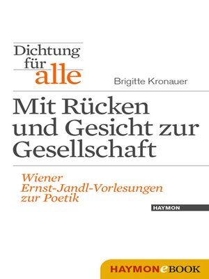 cover image of Dichtung für alle